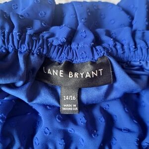 Women's Lane Bryant off shoulder dress size 14/16 cobalt blue